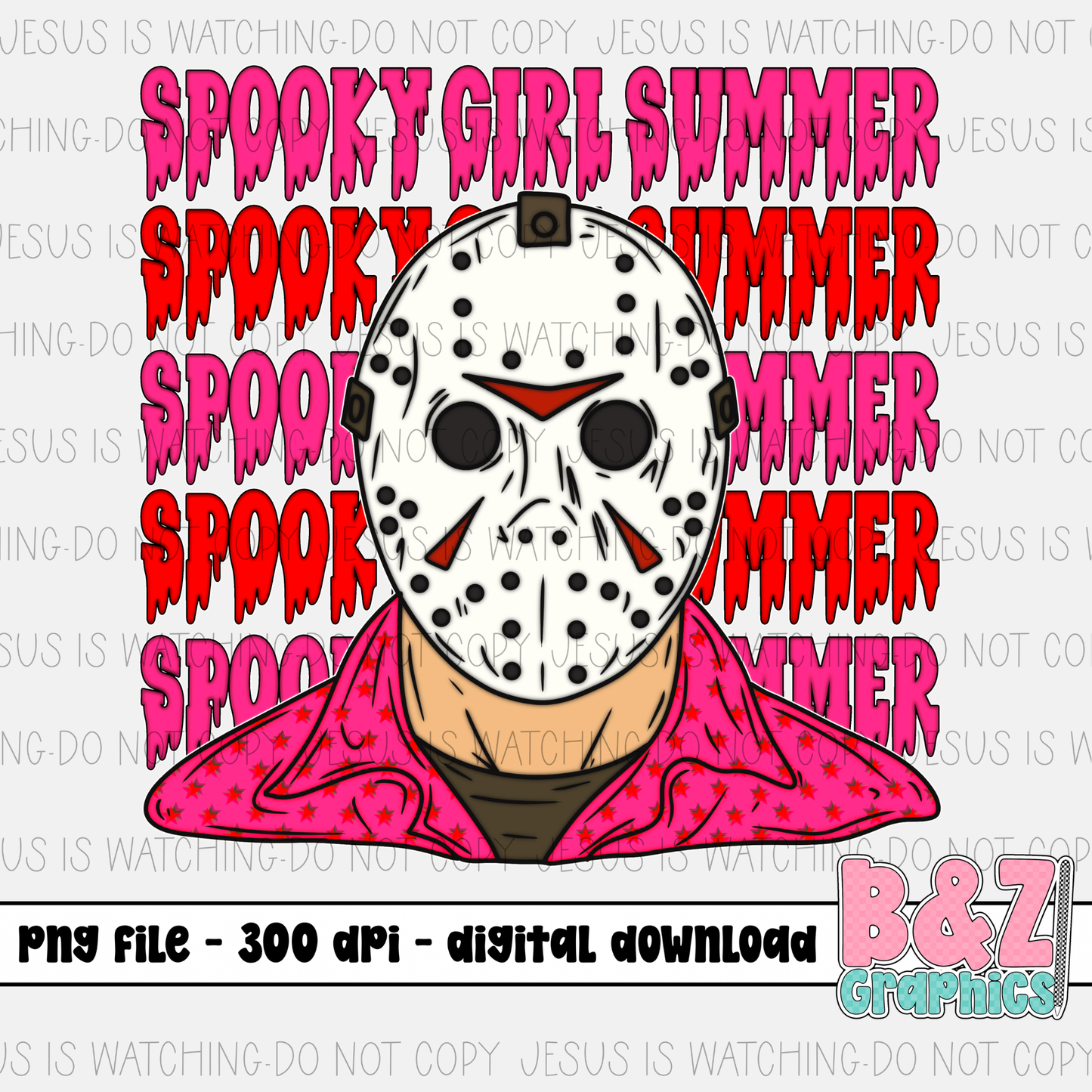 Spooky Girl Summer PNG