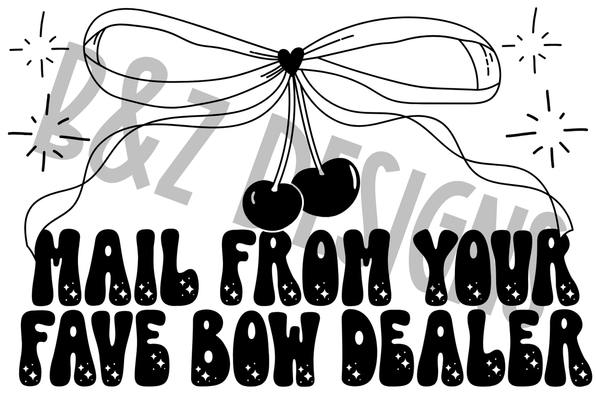 3x2 Mail From Your Fave Bow Dealer Label Pack