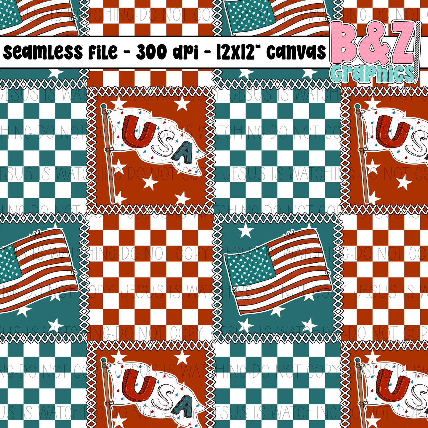 FOJ Patchwork Seamless