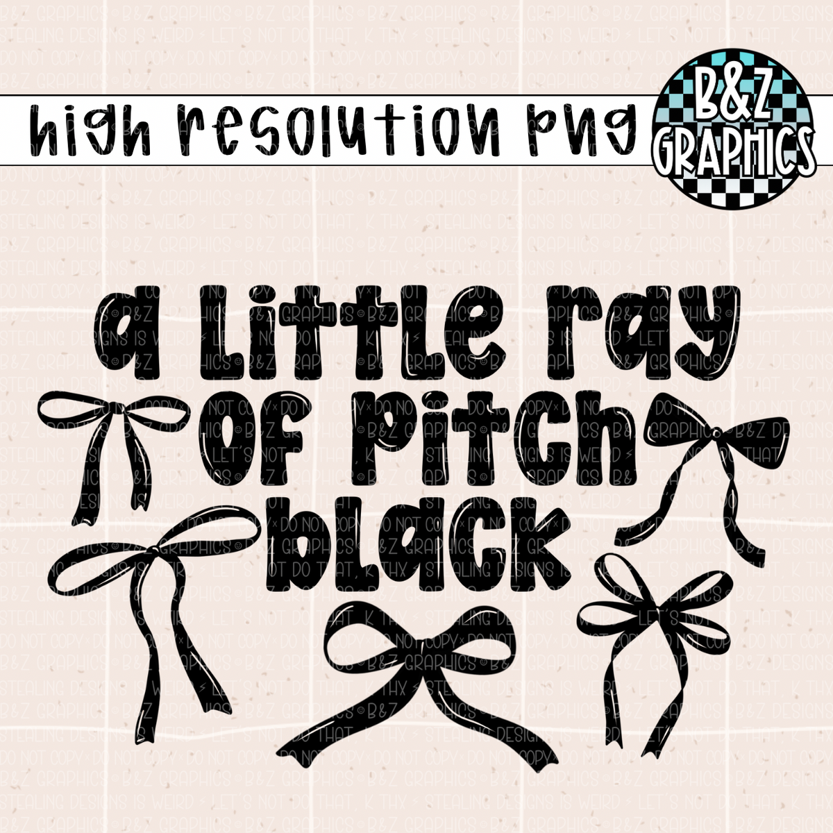 Little Ray Of Pitch Black PNG
