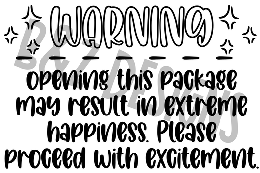 3x2 Warning Label Pack