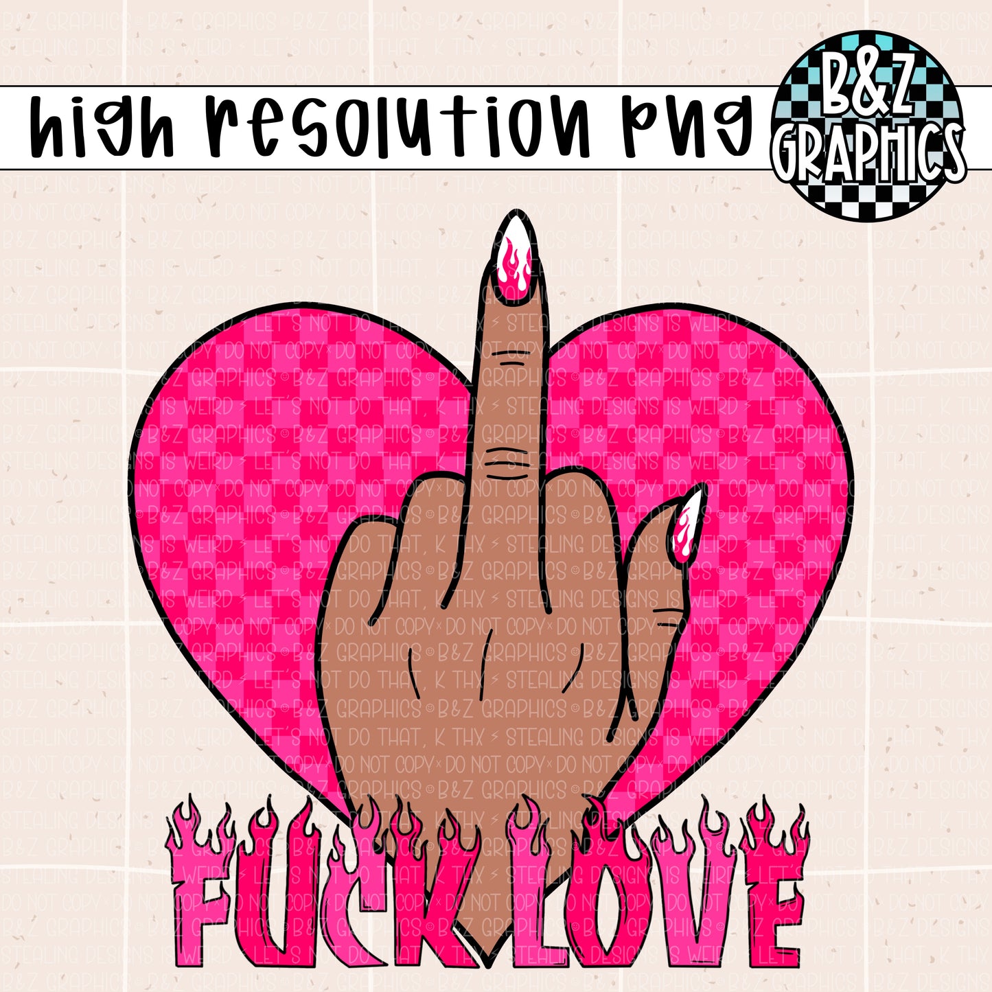 F Love PNG Bundle