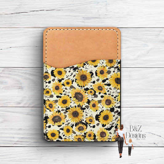 Sunflowers Phone Card Holder