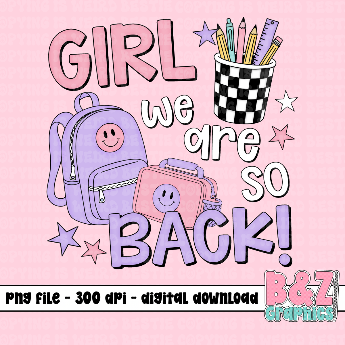 Girl We Are So Back PNG