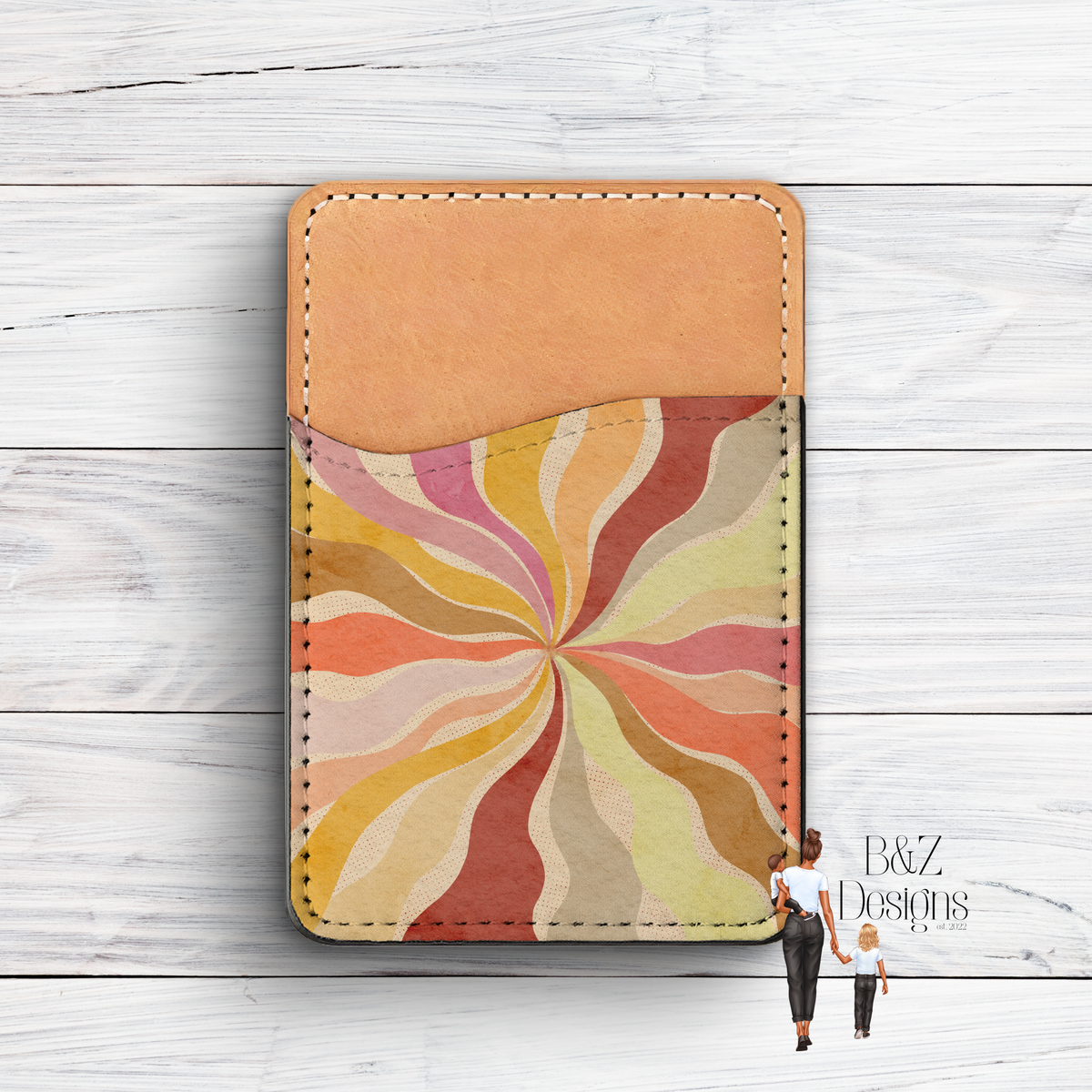 Groovy Phone Card Holder