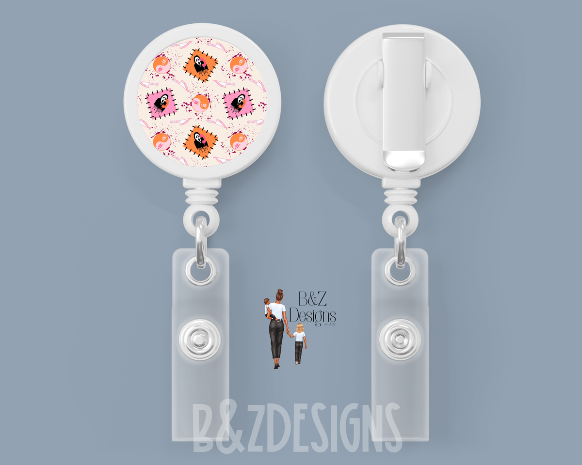 Scream Retractable Badge Reel
