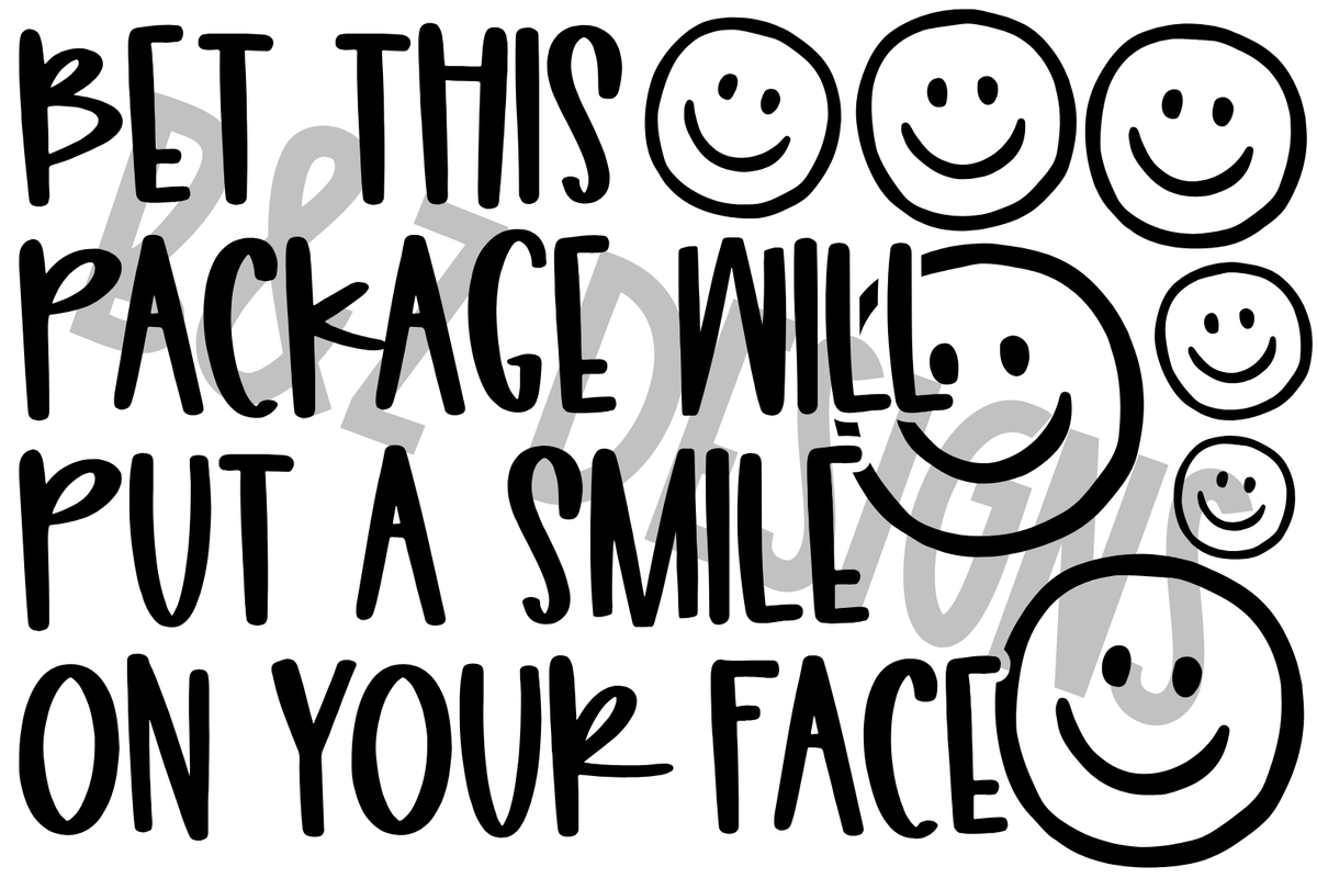 3x2 Put A Smile On Your Face Label Pack