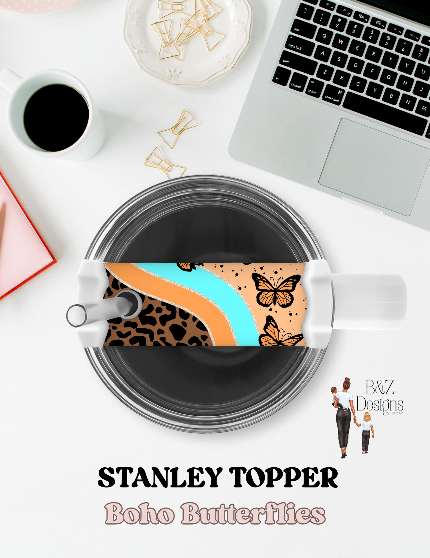 Boho Butterflies Stanley Topper