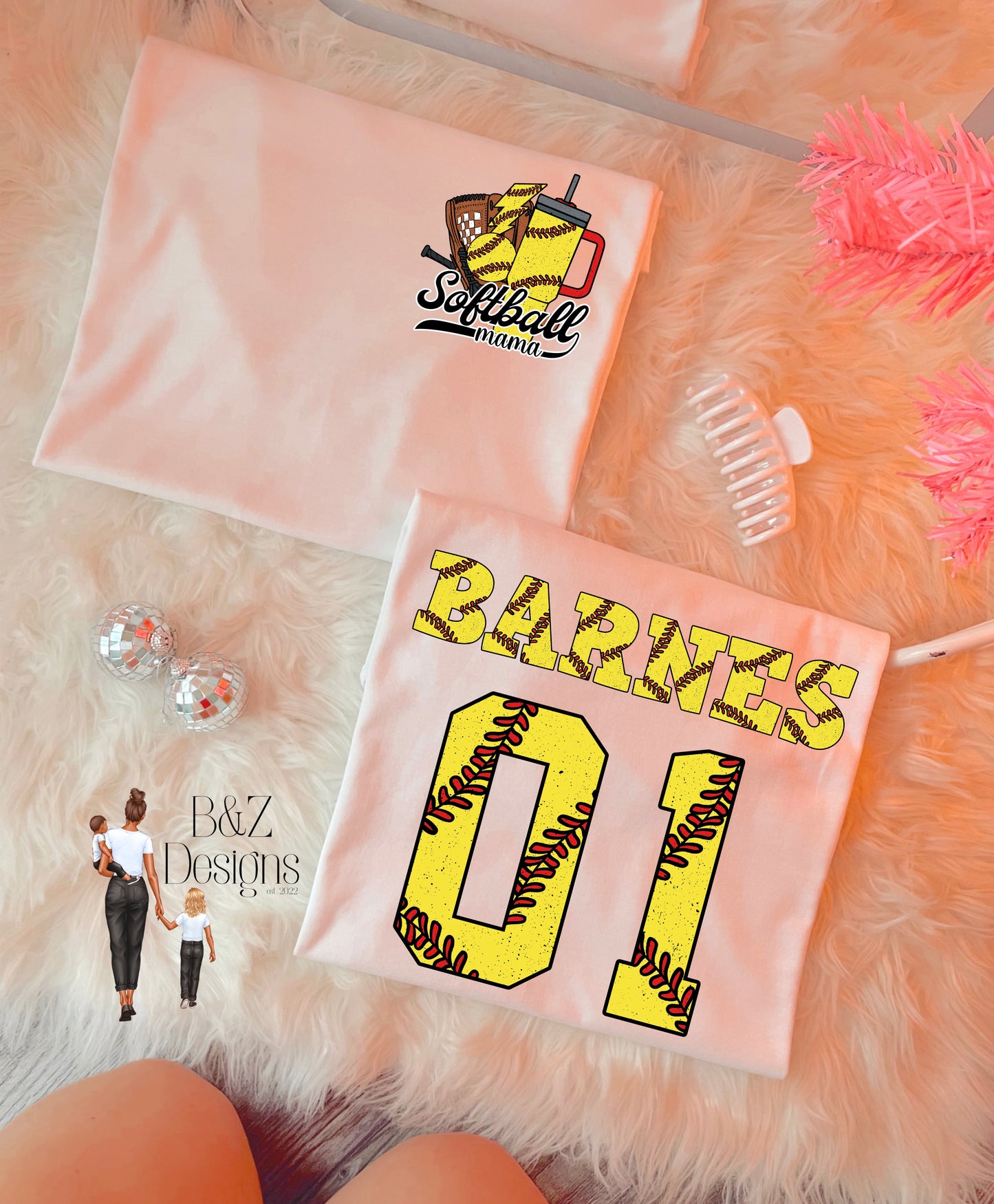 Custom Softball Mama
