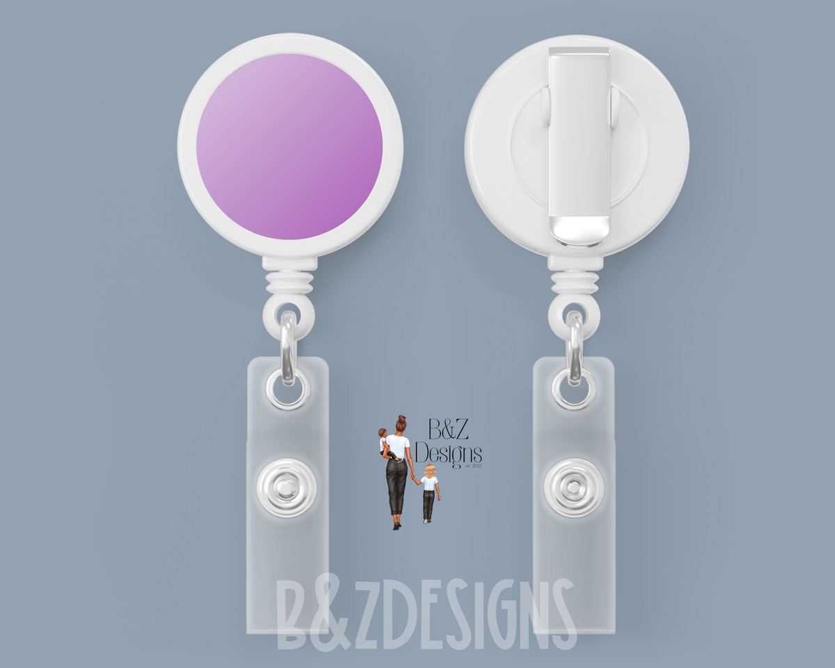 Ombre (4 Options) Retractable Badge Reel