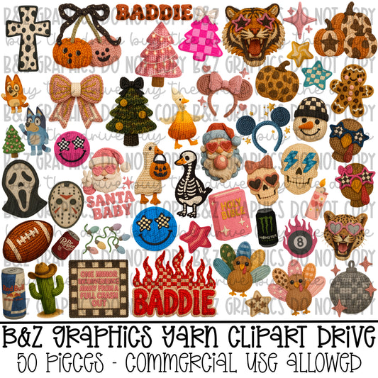 Exclusive Yarn Clipart Drive