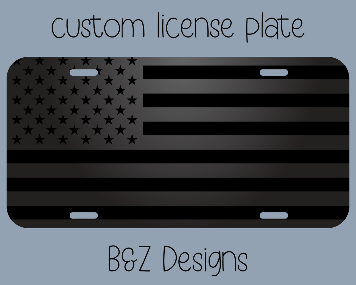 American License Plate