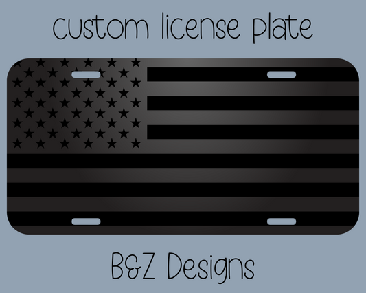 American License Plate
