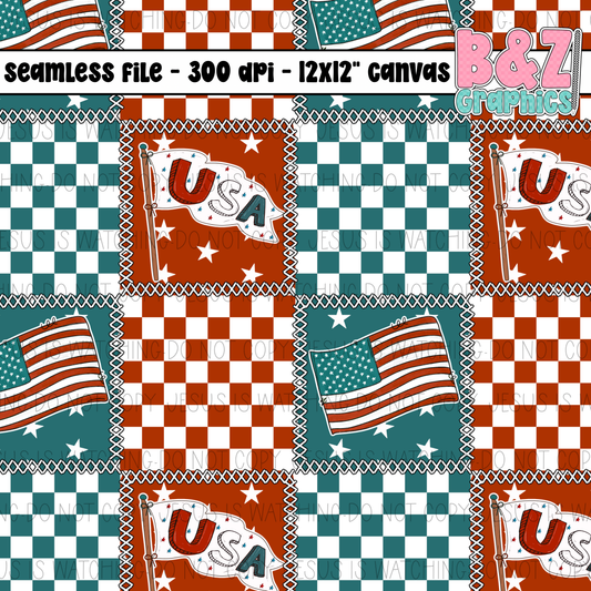 FOJ Patchwork Seamless