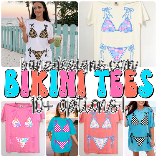Bikini Tees (10+ options)