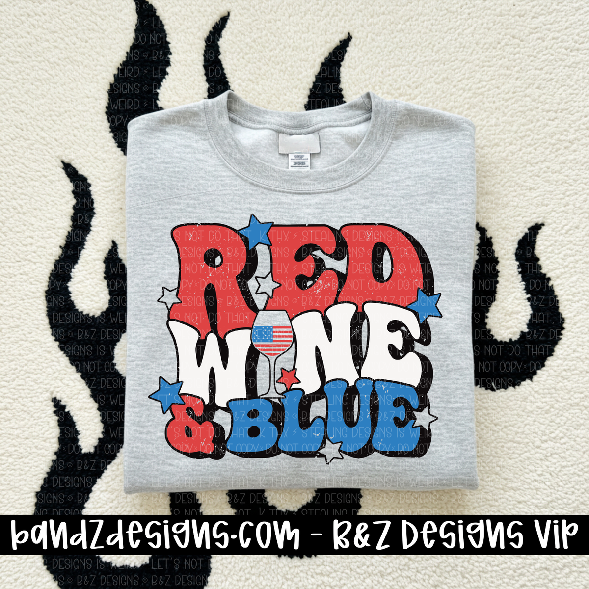 Red Wine & Blue