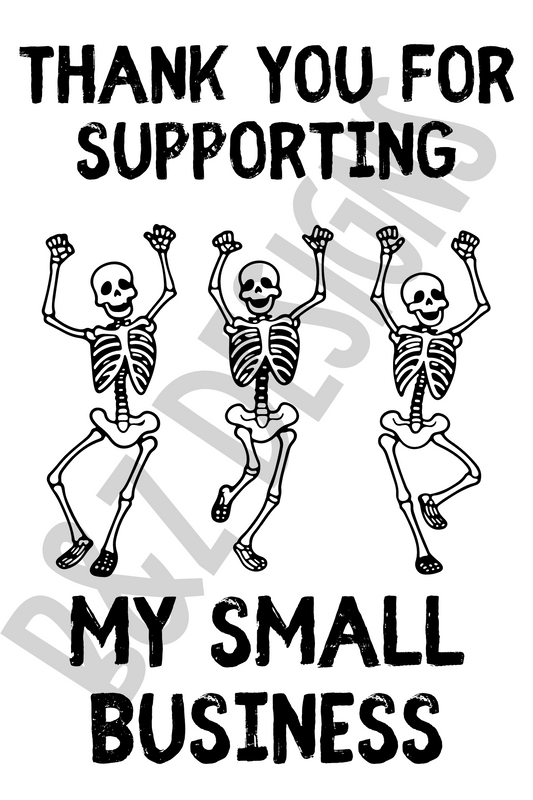 Thank You For Supporting My Small Biz Big Labels