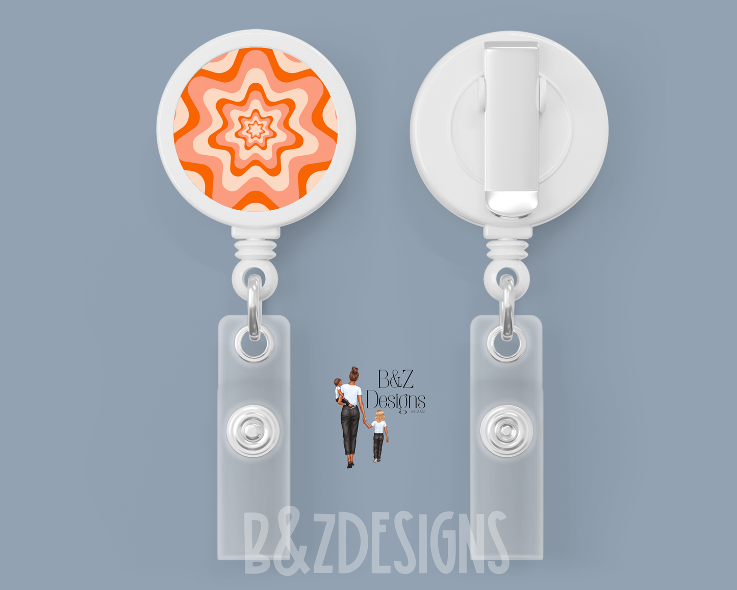 Groovy Retractable Badge Reel