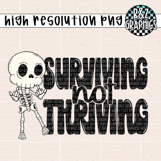 Surviving Not Thriving PNG