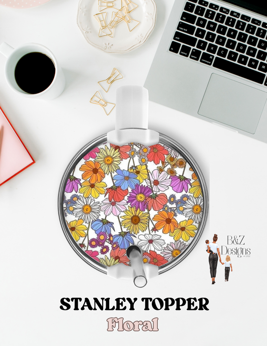 Floral Round Stanley Topper
