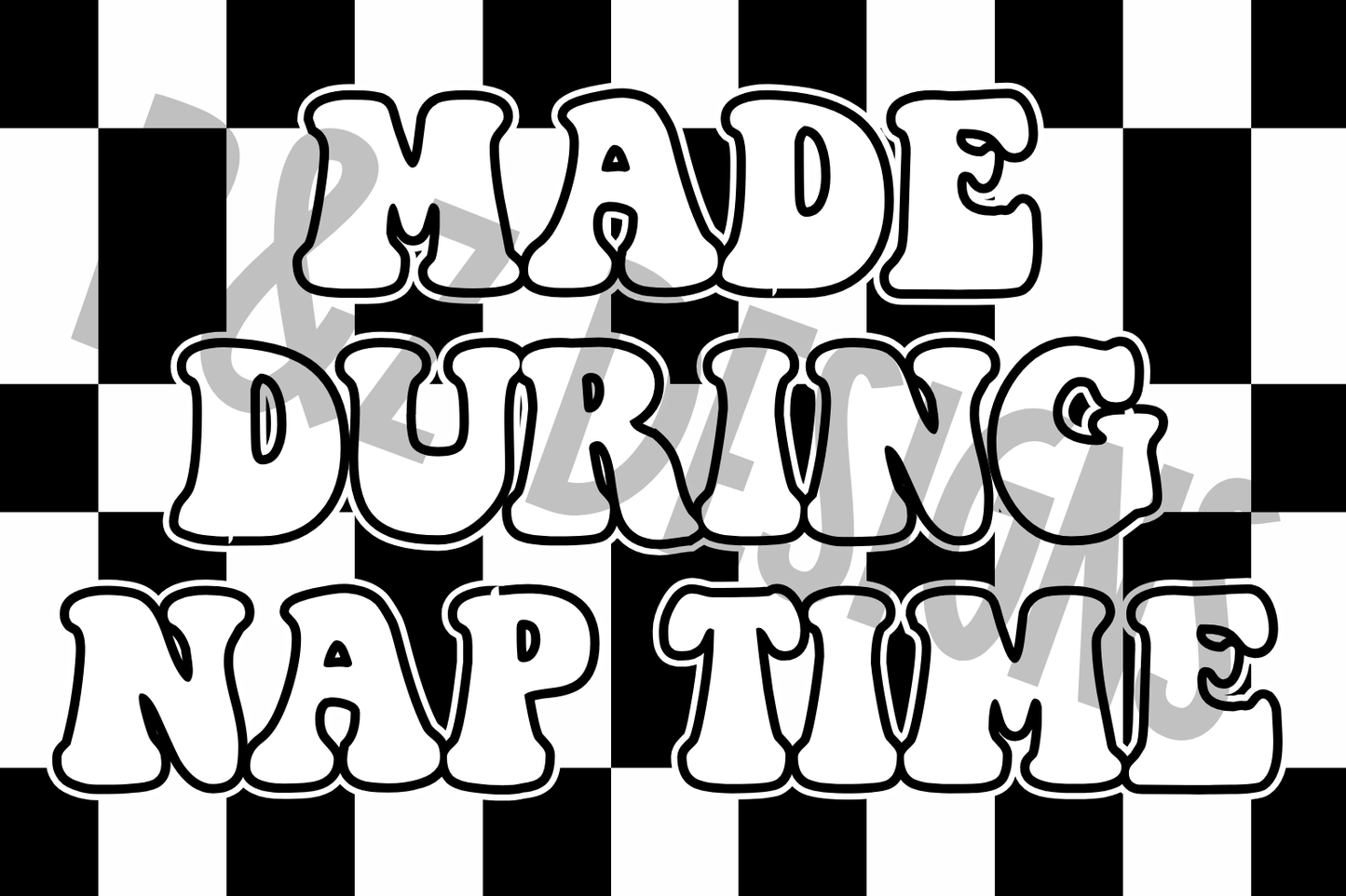 3x2 Made During Nap Time Label Pack