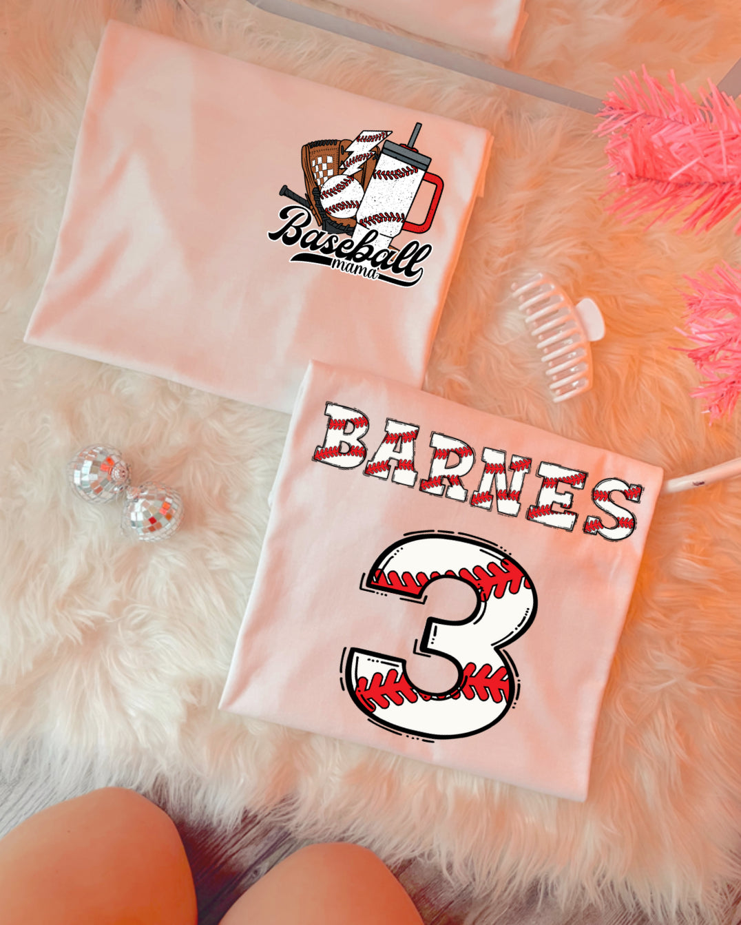 Custom Name Baseball Mama