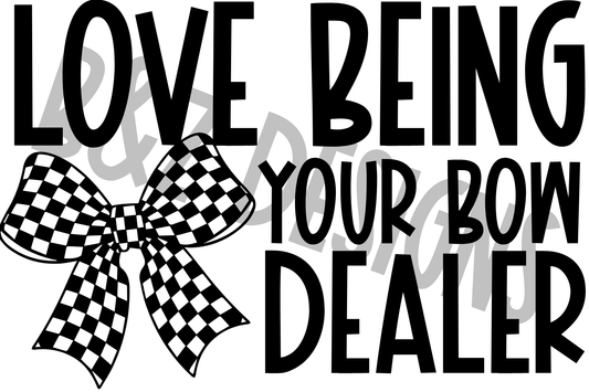 3x2 Love Being Your Bow Dealer Label Pack