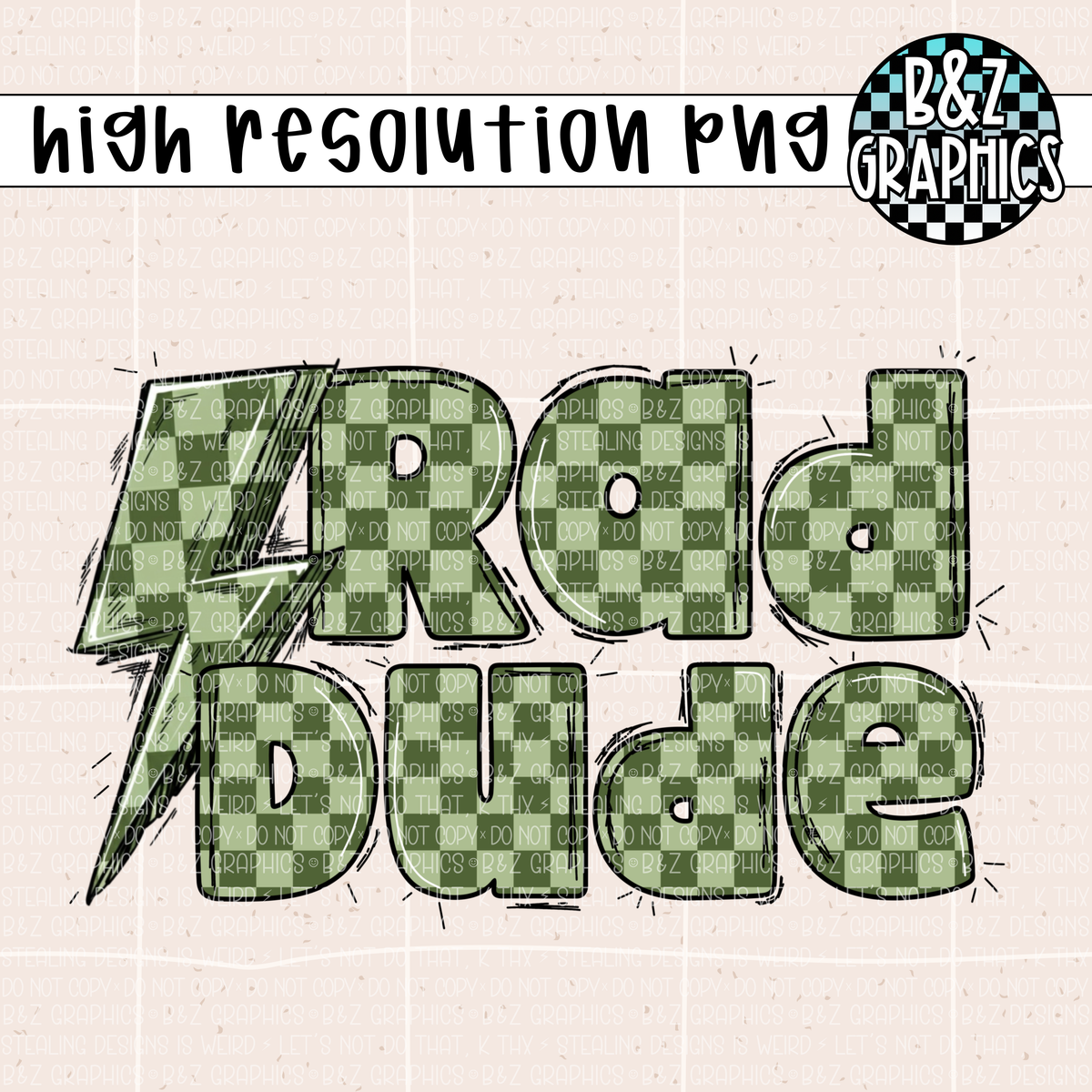 Rad Dude PNG
